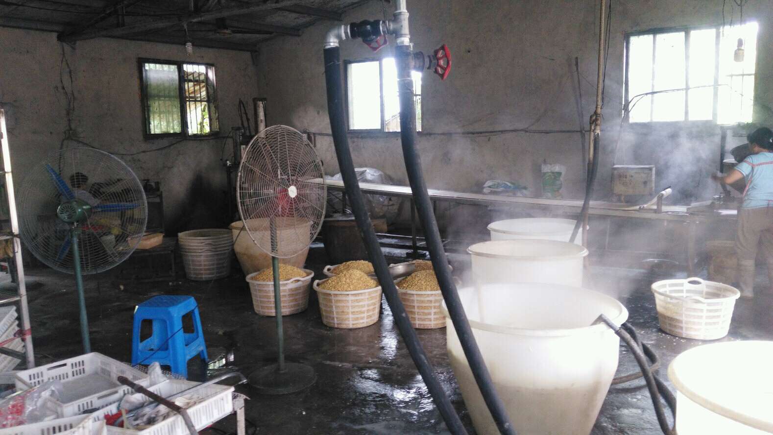 煮豆漿加工廠使用火排效果不好，換上午夜最污视频APP熱效高，加快企業高效生產