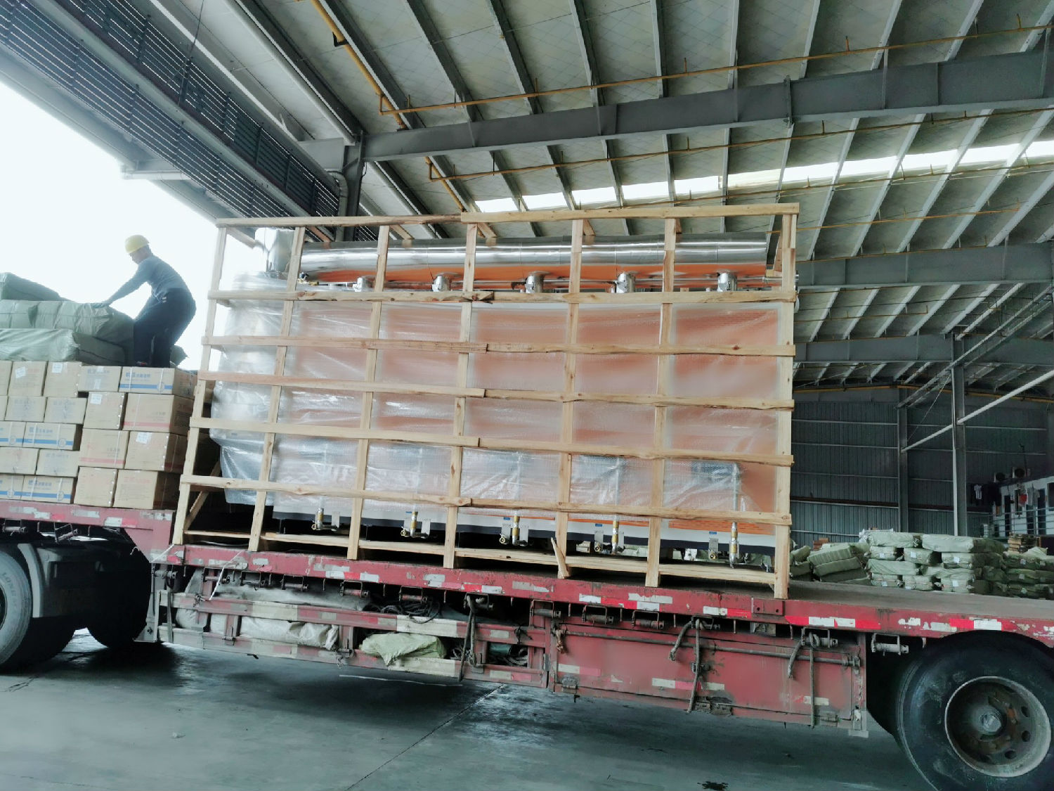 江蘇生物製藥潔淨蒸汽午夜最污视频APP已裝好車